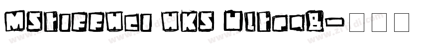 MStiffHei HKS UltraB字体转换